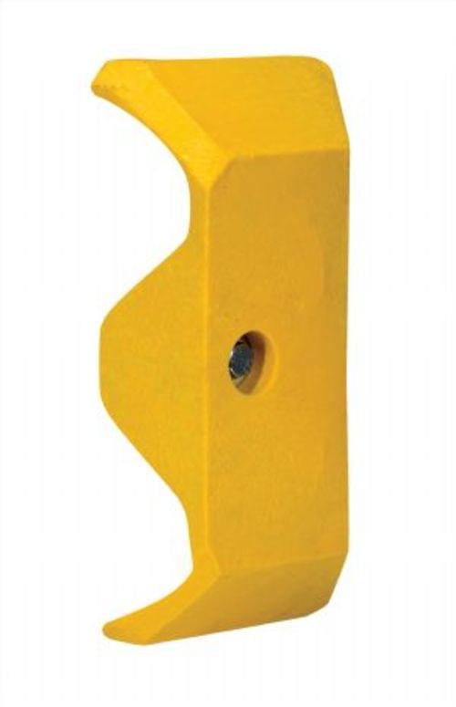 GUARD RAIL SYSTEM YELLOW PLASTIC END CAP