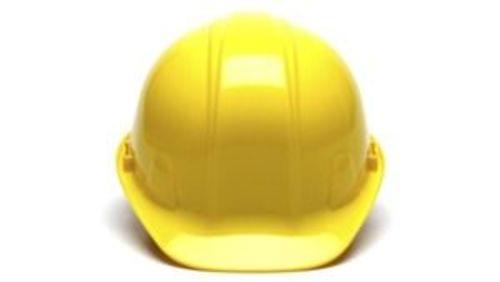 Hard Hat Yellow-Standard Shell 4 Pt Ratchet Suspension