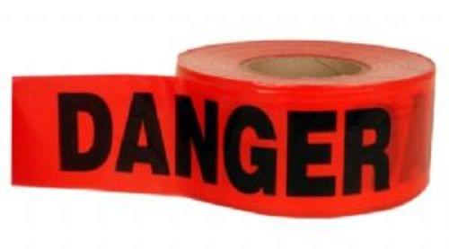 Danger Barricade Tape Red