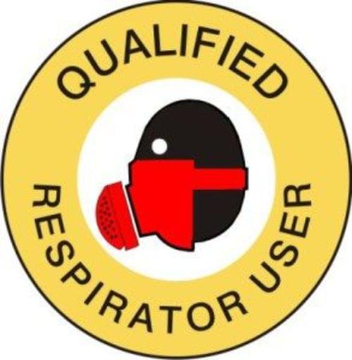 Helmet Sticker Qualified Respirator User