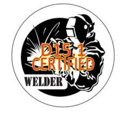 Helmet Sticker ''Welder Certified''