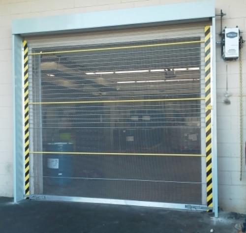 Motorized Wall Mount Wire Screen 96X96