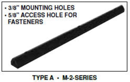 Extruded Rubber Fender Bumper 36X2X1.75