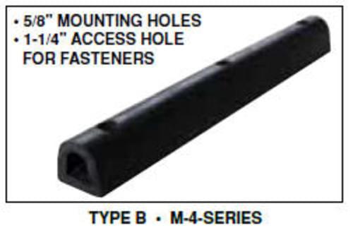 Extruded Rubber Fender Bumper 36X4.25X4