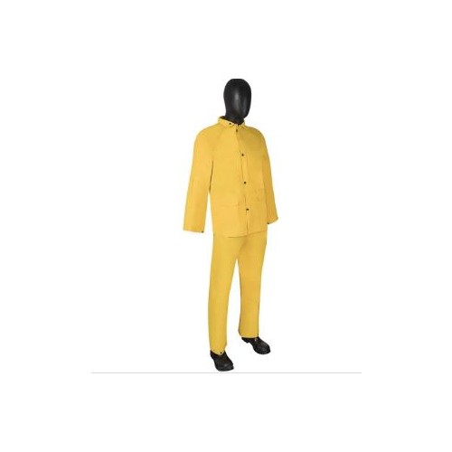 LIBERTY 2 LAYER PVC/POLYESTER 3-PIECE YELLOW RAINSUIT