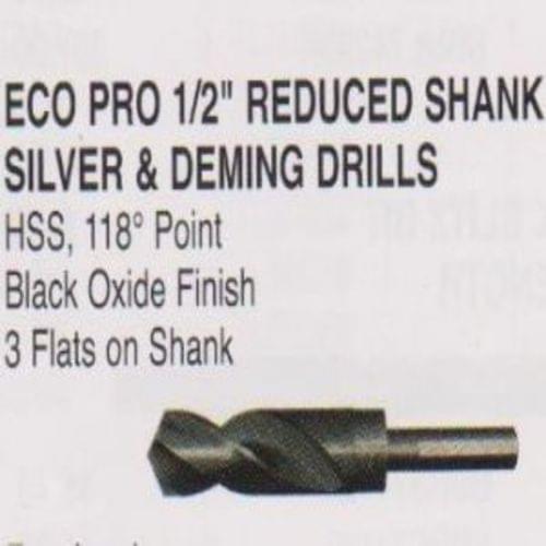 11/16 " Eco Pro Silver and Deming Drill, 1/2 " Reduced Shank