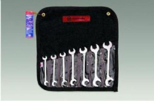 Wright Tool 7 Pc. Open End, Double Angle 15 176; and 60 176;