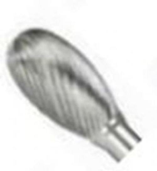 Alfa Tools SE-3L Long Shank Carbide Bur, Oval Shaped, Single Cut, 1/4'' Shank, 6'' Length, Right Hand Cut