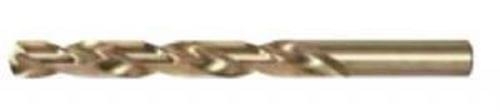 Alfa USA 64 Cobalt Jobber Drill Bit, Heavy Duty, SWG , 135 176; Point, Straw Gold Finish, Right Hand Spiral, Enveloped