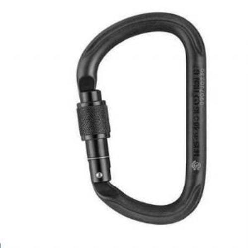 CARABINER, STEEL, 5-1/8 IN. L, SCREW LOCK