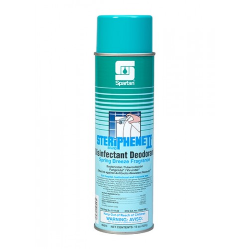 Steriphene Ii Brand Disinfectant Deodorant Spring Breeze Aerosol Case 6075 Aerosol