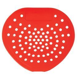 Deodorizing Urinal Screen, Cherry Scent, Red, 12/CS