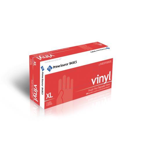 Prime Source® Powder Free Vinyl Gloves, Blue, X-Large, 1/CS/1000