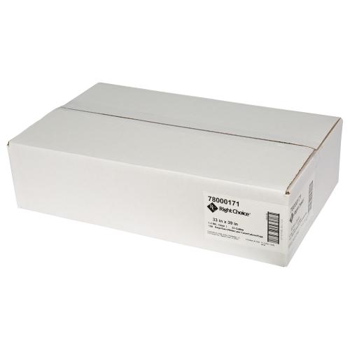 33-Gal Can Liner Roll, Clear, 33" x 39", 1.2 mil, 1/CS/150