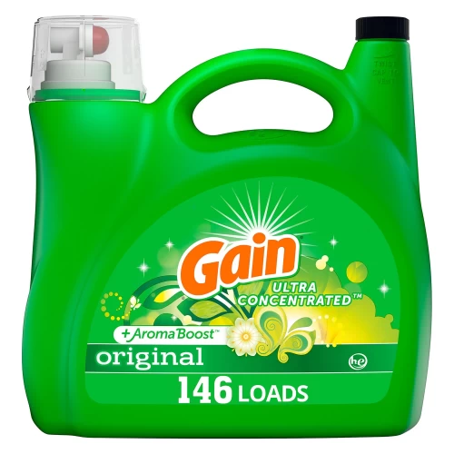Gain + AromaBoost Ultra Concentrated Liquid Laundry Detergent, Original (146 loads, 200 fl. oz.)
