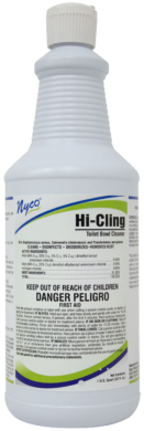 Hi-Cling Toilet Bowl Cleaner, 12 qrts/CS