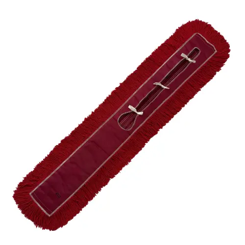 48" Red Dust Mops, Twisted Closed-Loop, Industrial Grade, Launderable, EA