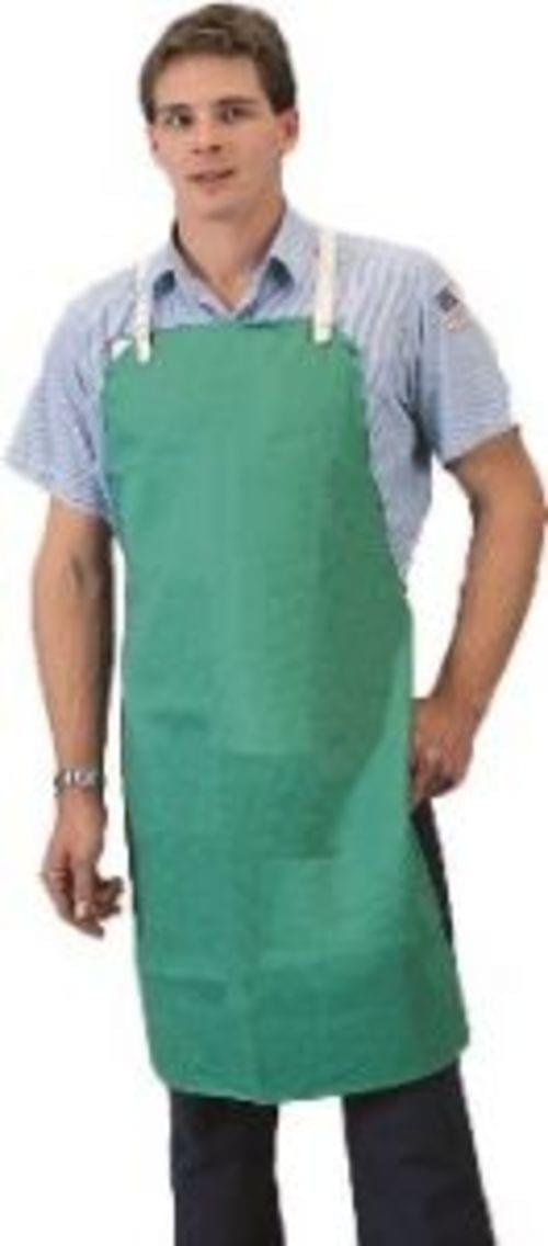 COTTON FLAME RETARDANT  FR7A  9 oz., green flame retardant bib apron .24inch x 36inch. Made from flame retardant, washable, 100% cotton