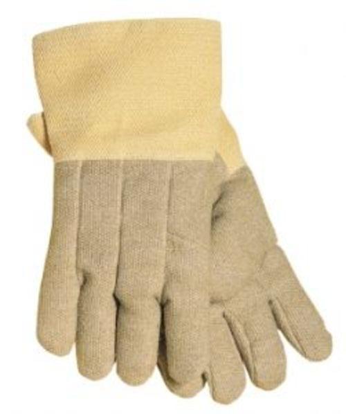 HIGH HEAT PBI/Kevlar 14inch, 22 oz. glove with PBI/Kevlar palm and back. 24 oz. acrylic coated fiberglass cuff. Double wool lined in palm.