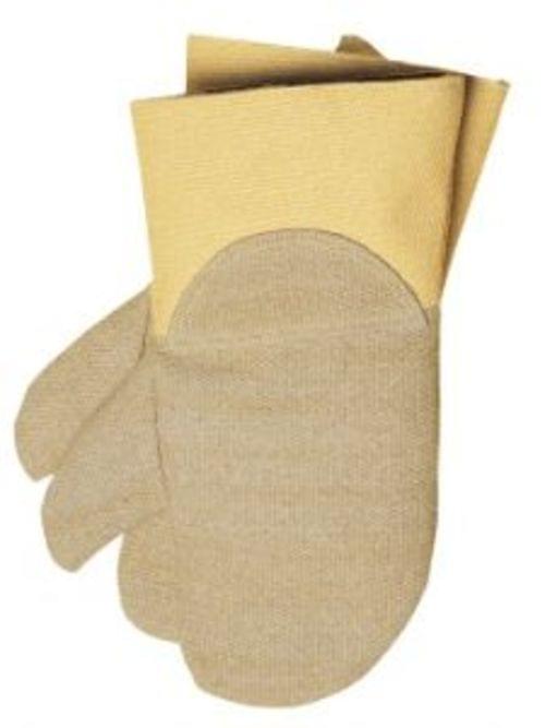 HIGH HEAT PBI/Kevlar 14inch, 22 oz. mitt with PBI/Kevlar palm and back. 24 oz. acrylic coated fiberglass cuff. Double wool lined in palm.