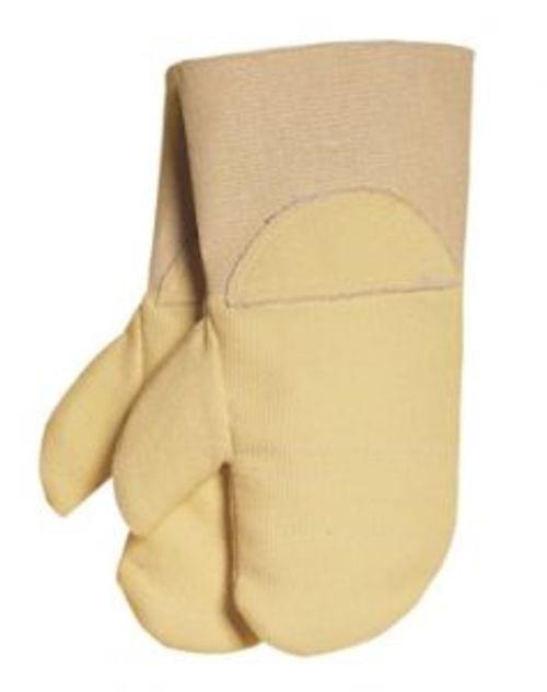 HIGH HEAT FLEXTRA  14inch 22 oz. mitt with Flextra palm and back. 24 oz. acrylic coated fiberglass cuff. Double wool lined.