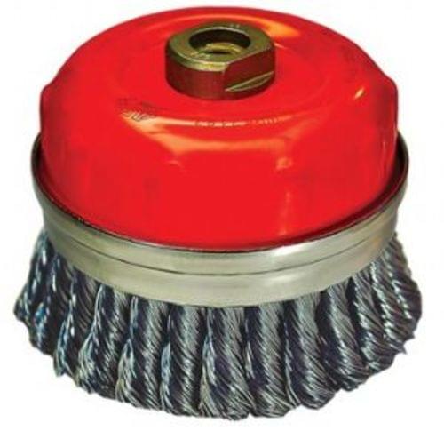 2-3/8-INCH X 5/8-11 STAINLESS STEEL KNOTTED CUP BRUSH