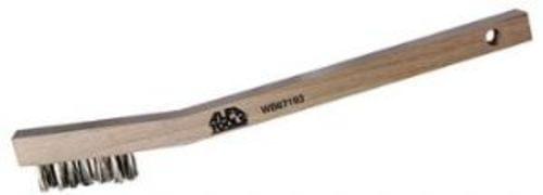 STAINLESS STEEL 3X7 TOOTH BRUSH, PLYWOOD HEAVY DUTY
