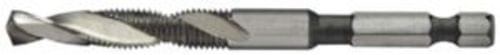 6-32 HSS COMBINATION DRILL TAP 1/4 HEX SHANK