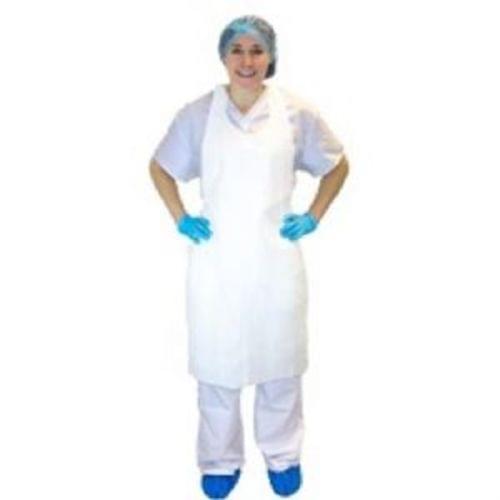 White 100% Polyethylene 1ml Aprons, 28x46, 100/BX, 10 Boxes/Case