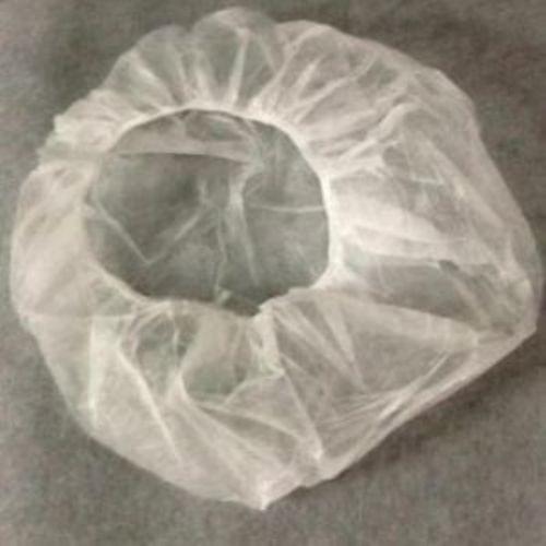 POLYGARD 24 inch white polypropylene bouffant cap, 1000ct,