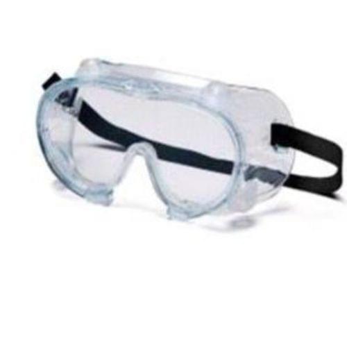 Chemical Splash Goggles w/Vent Caps, 99% UV Protection, Fits over Glasses. Exceeds ANSI Z87.1 High Impact Requirements, 12 Pair per box