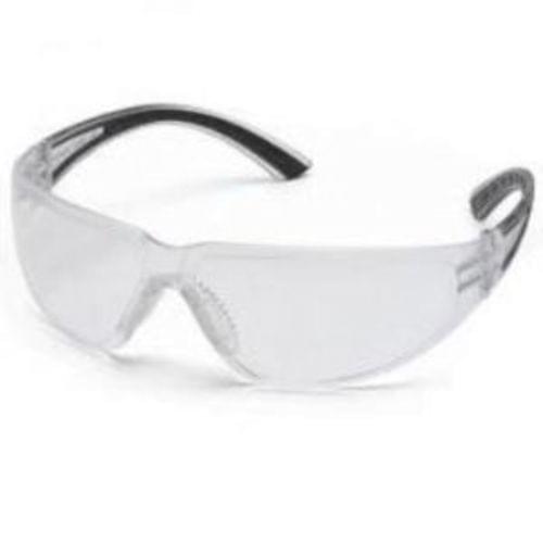 CORTEZ Safety Glasses Clear Lens w/Black Tmpls, 12 Pair per box