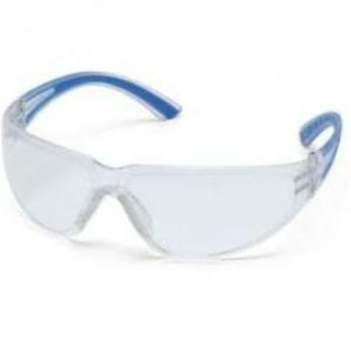 CORTEZ Safety Glasses Clear Lens w/Blue Tmpls, 12 Pair per box