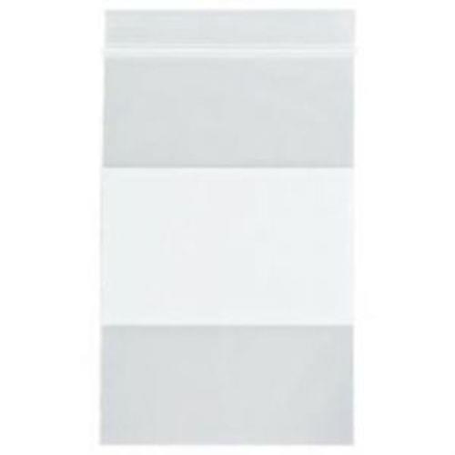 4 x 6 4mil Zip Lock w/White Block 1000ct