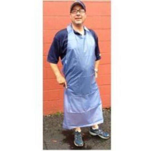 Blue vinyl apron 3.5 ml, sold per dozen