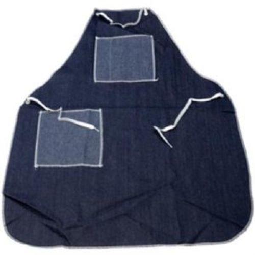 28x36 Pre-Shrunk Durable Denim Apron w/Metal Grommets, 2 Pkts, Launderable, sold per dozen