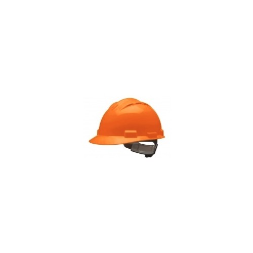 Standard Vented Hard Hat - Ratchet Suspension - Orange