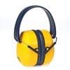 NEW Yellow ear muffs - foldable - NRR 37