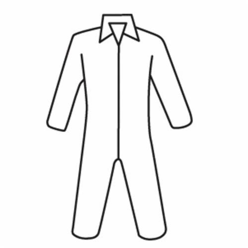 SUIT PE SPNBND PLN SZ. LG. 25/CS