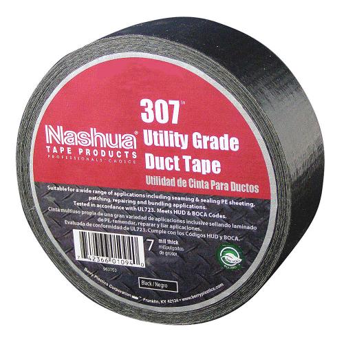 DUCT TAPE 2 X 60 YARDS 307 BLACK