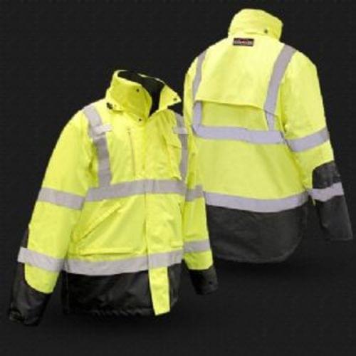 PARKA 3N1 CLASS 3 LIME GREEN/BLACK XL