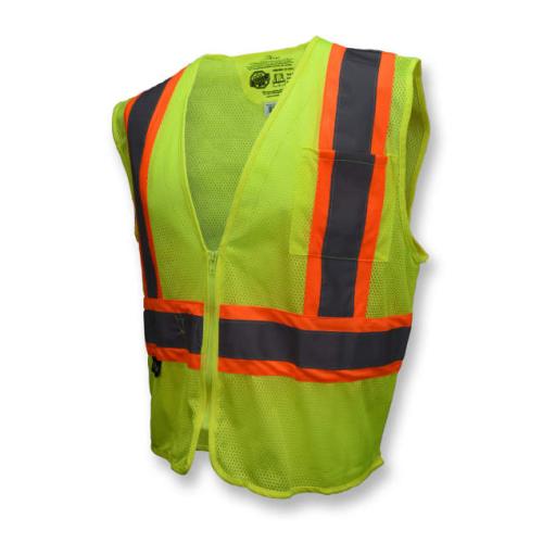 Class 2 Self Extinguishing Two-Tone Trim Safety Vest 2X