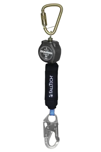 LANYARD 6' MINI SRL WITH SNAP HOOK & CARABINER