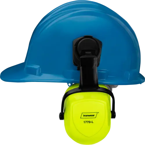 25dB NRR Lightweight ABS Helmet Earmuff Attachments