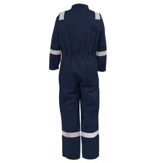 COVERALL AR/FR COTTON 7oz WITH REFLECTIVE FR TAPE NAVY XL