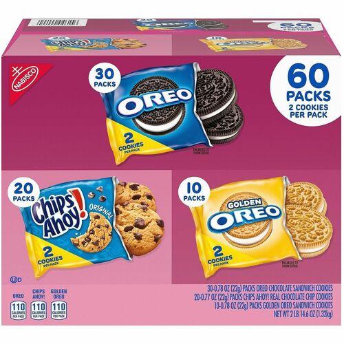 Navisco Nabisco Cookies Variety Pack - Individually Wrapped - Assorted - 0.77 ...
