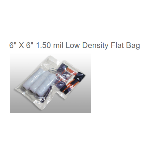 6x6 poly bag 1.5mil 2000/case