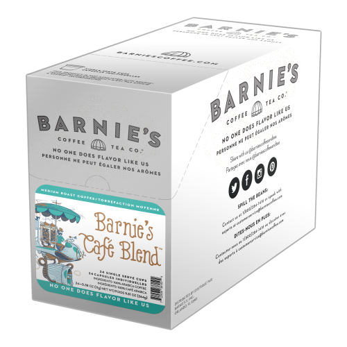 Barnie's 24 & 32 CT Single Serve Cups Bernie's Café Blend
