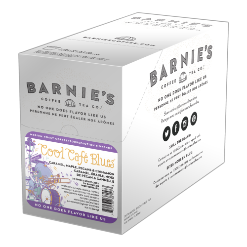 Barnie's 24 & 32 CT Single Serve Cups Cool Café Blues