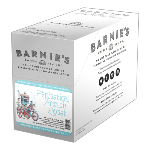 Barnie's 24 & 32 CT Single Serve Cups French Roast